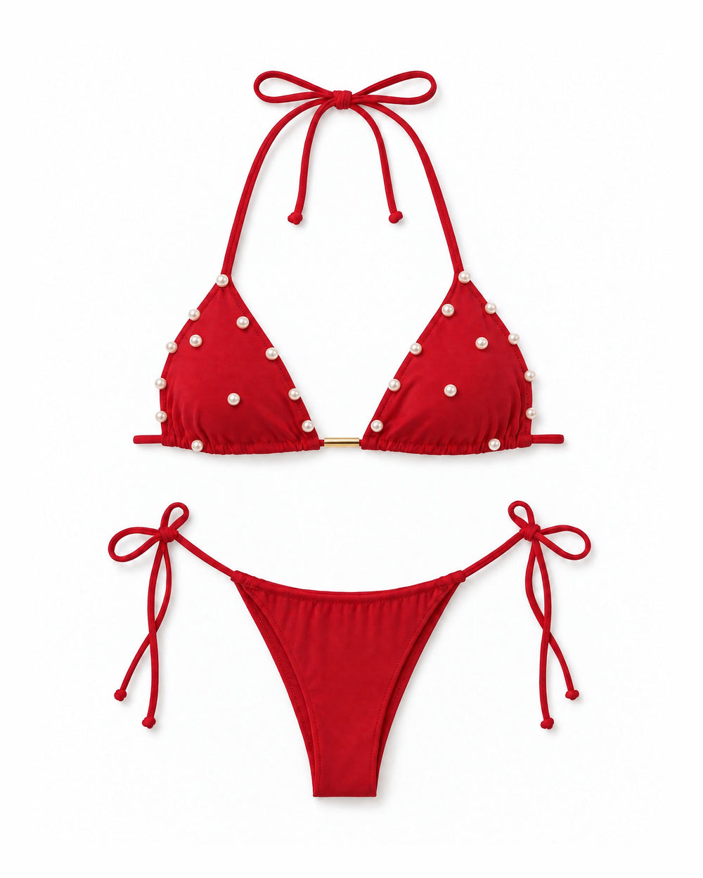 Conjunto Pérola 4 — Vermelho