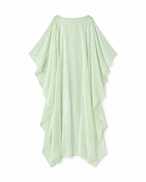 Túnica Longa de Chiffon Aurora Tropical