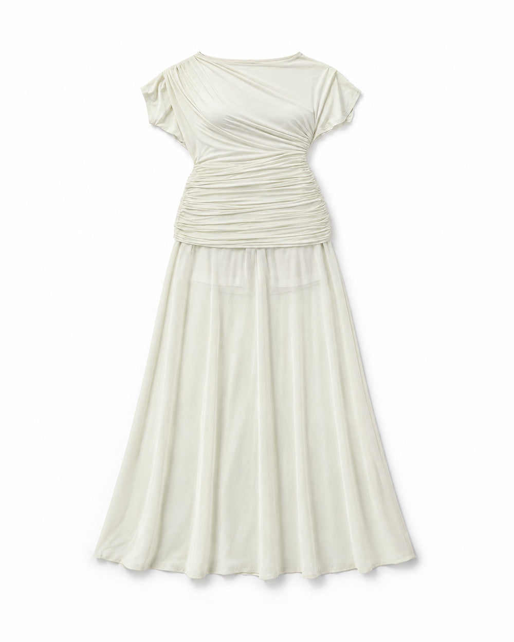 Vestido Fluir — Off White
