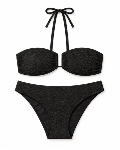 Biquíni Bandeau com Nó