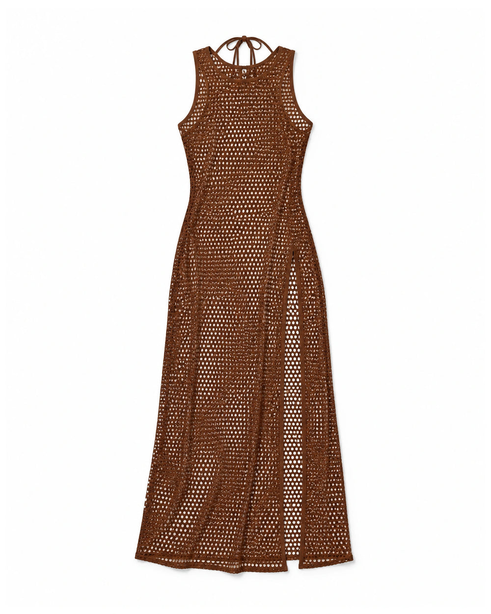 Saída Vestido Tule — Marrom