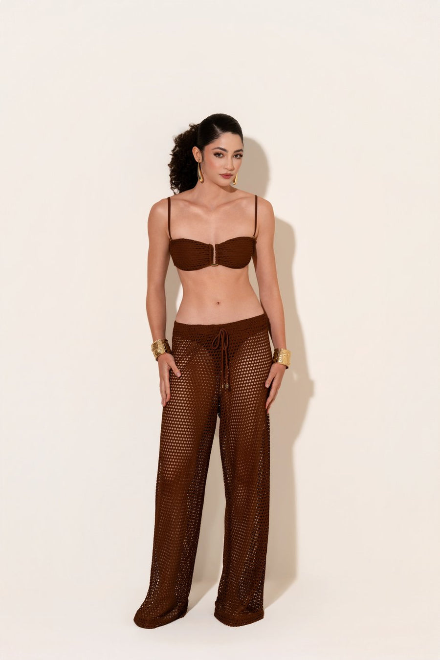 Saída Calça Tule